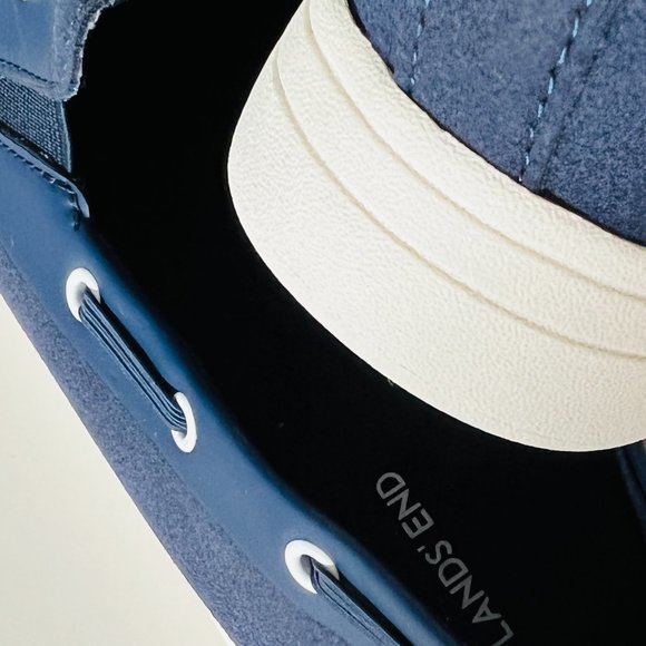 LAND'S END Women's "Regiment" Slip-On Boat Shoes NWOT 9 1/2 B - Picture 5 of 10